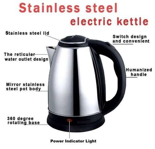 1.8L Stainless Steel Electric Kettle
