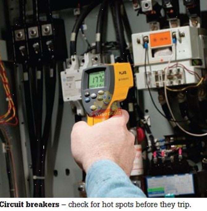 Digital Infrared Laser Thermometer, test heat on hot engine parts, bearings, brake pads etc.