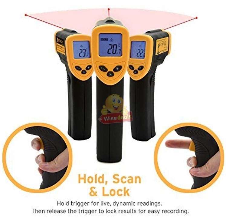 Digital Infrared Laser Thermometer, test heat on hot engine parts, bearings, brake pads etc.