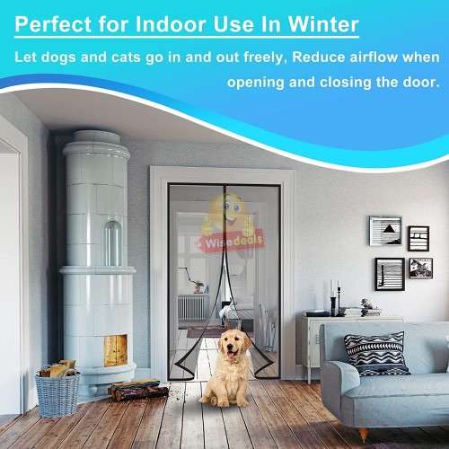 Hands-Free Magnetic Mosquito Screen Door, Keep FRESH AIR in and BUGS OUT!