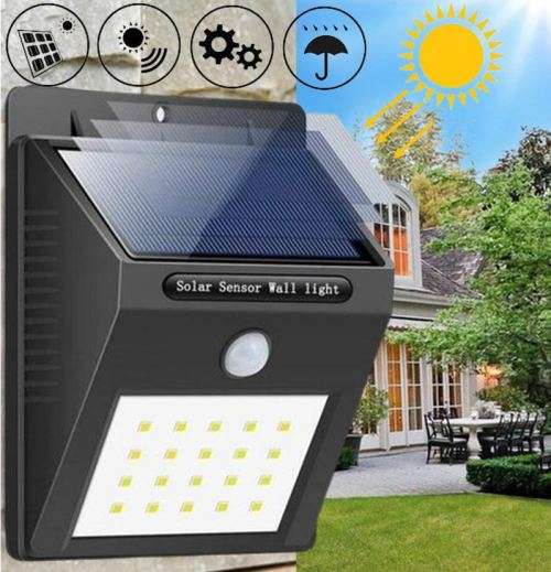 Motion Sensor LED Solar Wall Light