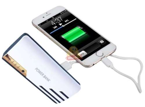 28 000mAh Power Bank With 3 USB Ports and Flashlight, Fast Charge, Portable and Convenient