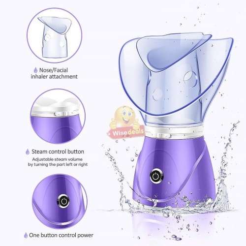 Professional Facial Steamer  Relieves sinuses, Cleanses Pores and more.