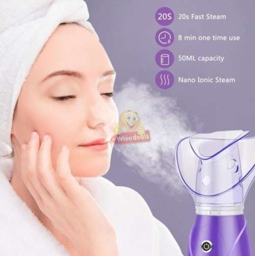 Professional Facial Steamer  Relieves sinuses, Cleanses Pores and more.