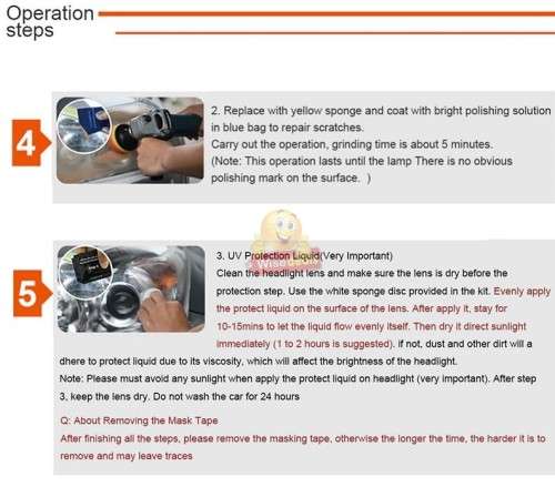 Professional Headlight Restoration Kit