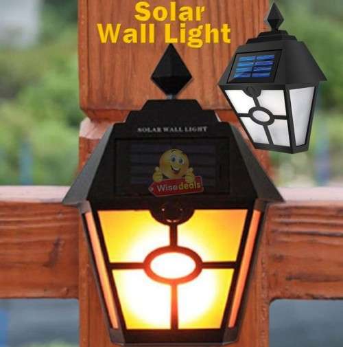 Solar Wall Light with Motion Control and Dim Mode
