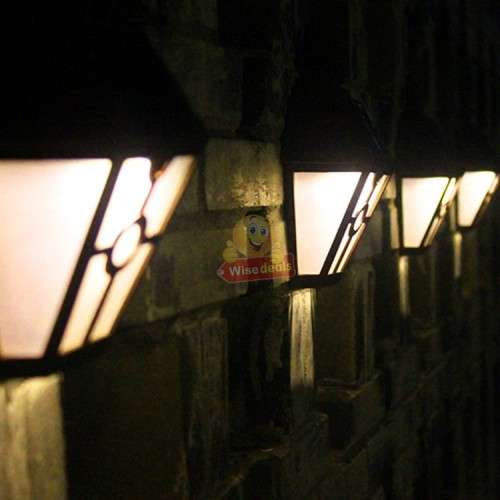 Solar Wall Light with Motion Control and Dim Mode