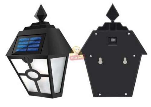 Solar Wall Light with Motion Control and Dim Mode