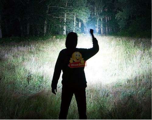 Super Bright 1500 Lumens CREE LED Zoomable Flashlight in Carry Case