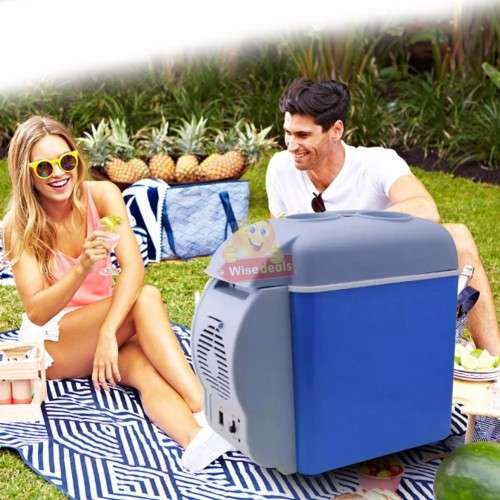 7.5L 12V Cool and Warm Car Freezer, Ideal for Road Trips, Camping, Picnic and more