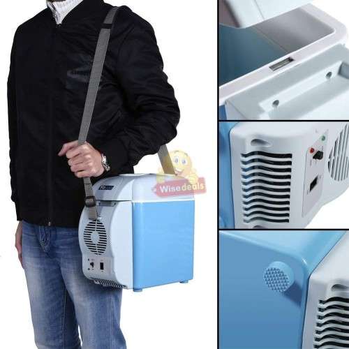 7.5L 12V Cool and Warm Car Freezer, Ideal for Road Trips, Camping, Picnic and more