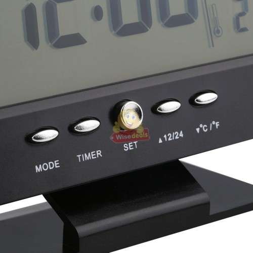 Digital LCD Clock with Voice Control and Backlight
