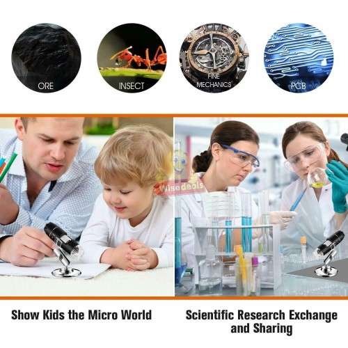 1600X USB Digital Microscope with Metal Stand