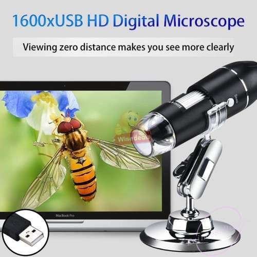 1600X USB Digital Microscope with Metal Stand