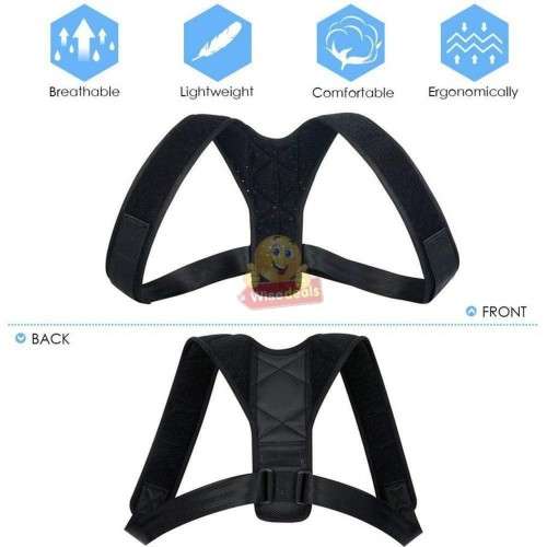 Energizing Posture Support Brace for Better Posture, Cosy and Lightweight