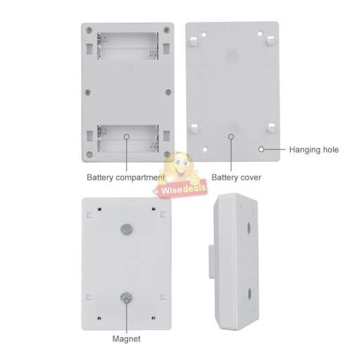 Battery Operated LED Dimmer Switch Light with 3 mounting options
