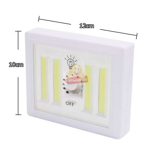 Battery Operated LED Dimmer Switch Light with 3 mounting options