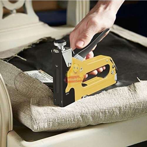 Heavy Duty Staple Gun with 2 boxes of 3 different types of staples