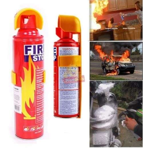 1000ML Mini Fire Extinguisher with Stand - Perfect for Car, House, Office etc.