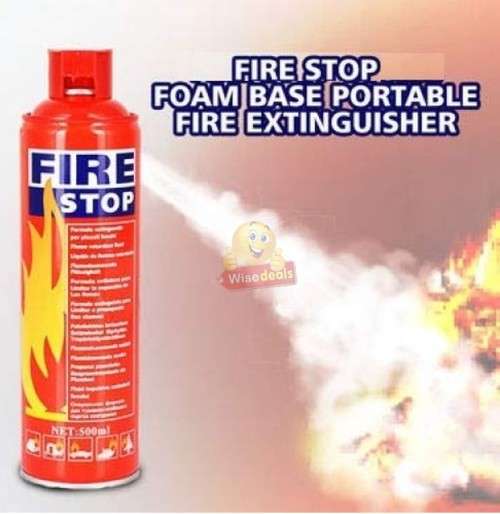1000ML Mini Fire Extinguisher with Stand - Perfect for Car, House, Office etc.