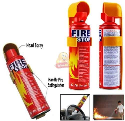 1000ML Mini Fire Extinguisher with Stand - Perfect for Car, House, Office etc.