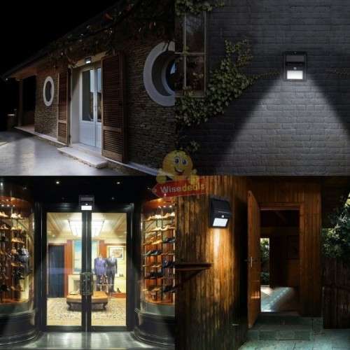 Motion Sensor LED Solar Wall Light with 3 Setting Modes