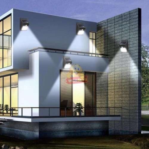 Motion Sensor LED Solar Wall Light with 3 Setting Modes