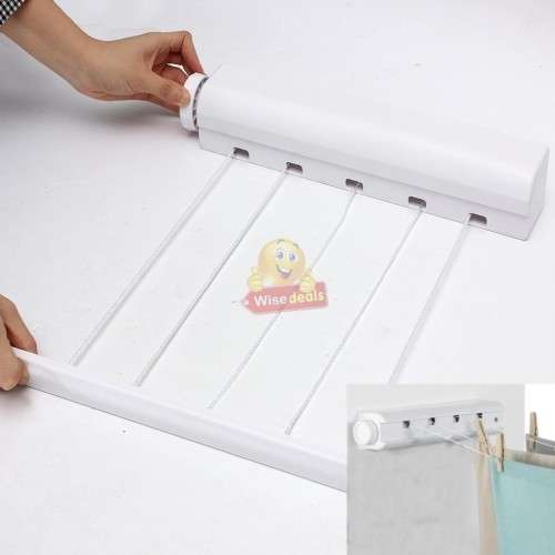 5 Line 3.75m Retractable Clothing Dryer with Automatic Bracket