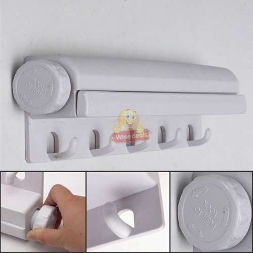 5 Line 3.75m Retractable Clothing Dryer with Automatic Bracket