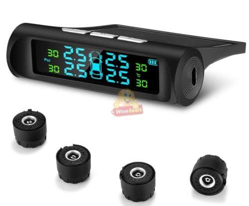 SOLAR and USB Charging Tyre Pressure Monitoring System