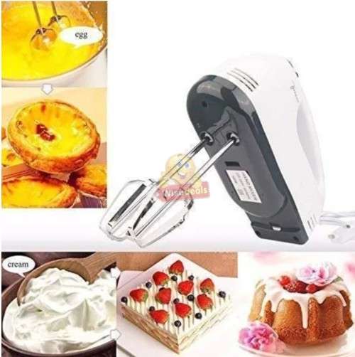 7 Speed Electric Handheld Mixer - Compact, Safe, Convenient, and Powerful