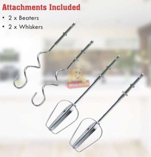 7 Speed Electric Handheld Mixer - Compact, Safe, Convenient, and Powerful