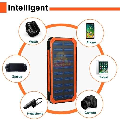 20 000mAh Solar Power Bank