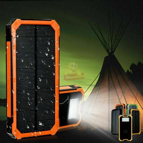 20 000mAh Solar Power Bank