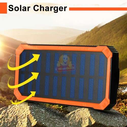 20 000mAh Solar Power Bank