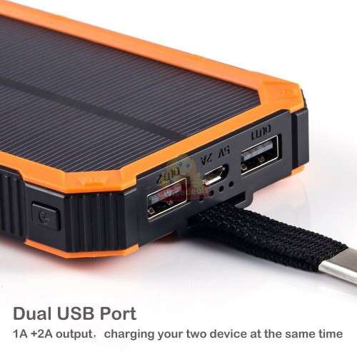 20 000mAh Solar Power Bank