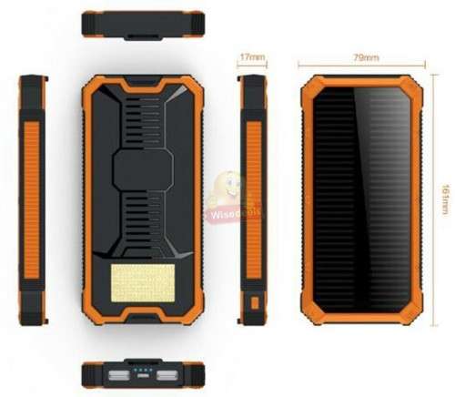 20 000mAh Solar Power Bank