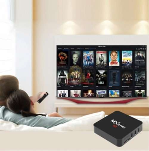 4K MXQ Pro 64 Bit WIFI TV Box Media Player