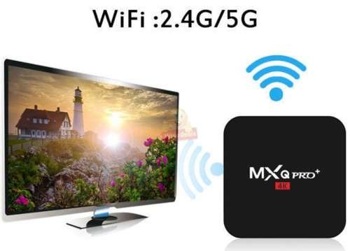 4K MXQ Pro 64 Bit WIFI TV Box Media Player