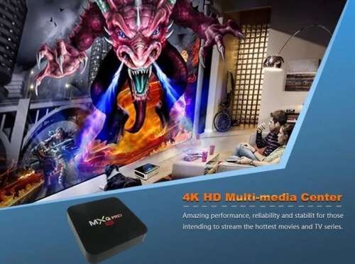 4K MXQ Pro 64 Bit WIFI TV Box Media Player