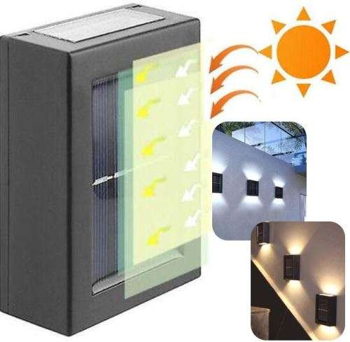 Waterproof LED SOLAR Sensor Wall Light