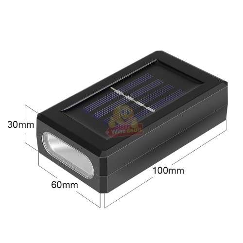 Waterproof LED SOLAR Sensor Wall Light