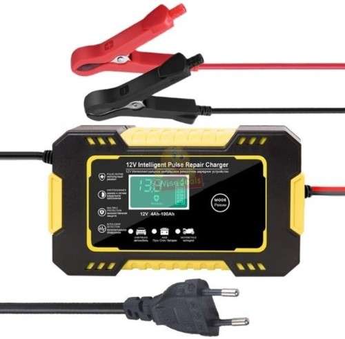 12V 6A Intelligent Pulse Repair Battery Charger
