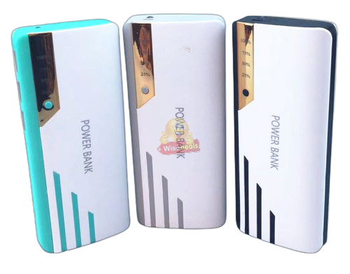20 000mAh Power Bank With 3 USB Ports and Flashlight, Fast Charge, Portable and Convenient