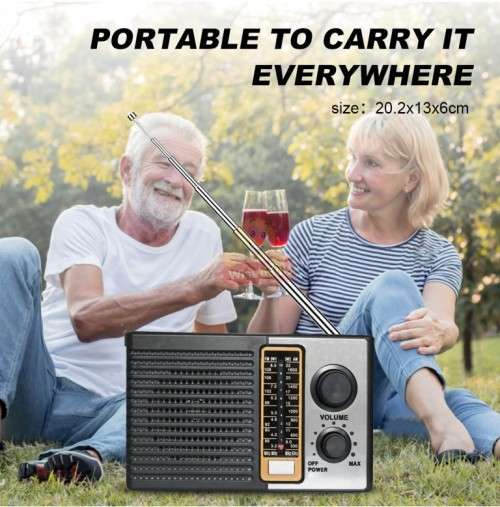 AC/DC Portable 5 Band Radio