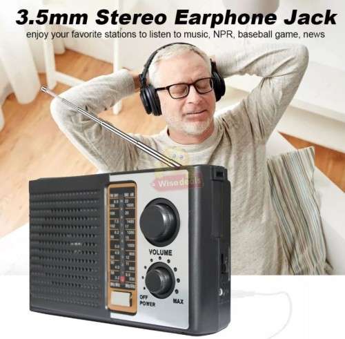 AC/DC Portable 5 Band Radio