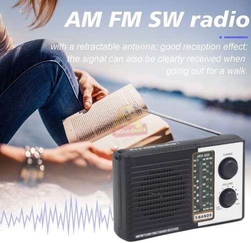 AC/DC Portable 5 Band Radio