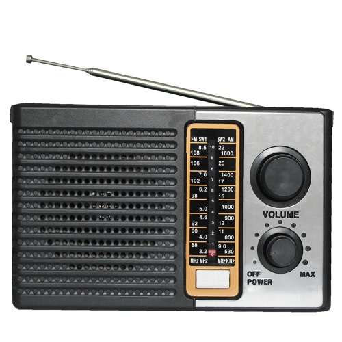AC/DC Portable 5 Band Radio
