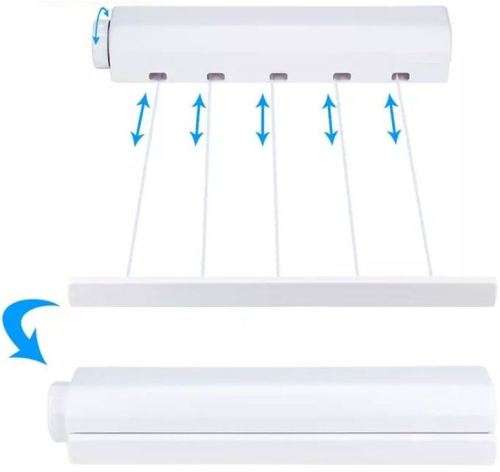 5 Line 3.75m Retractable Clothing Dryer with Automatic Bracket