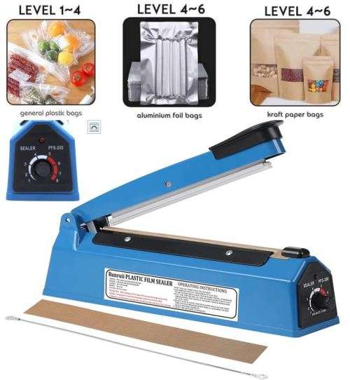 Large 200mm Heating Impulse Sealer